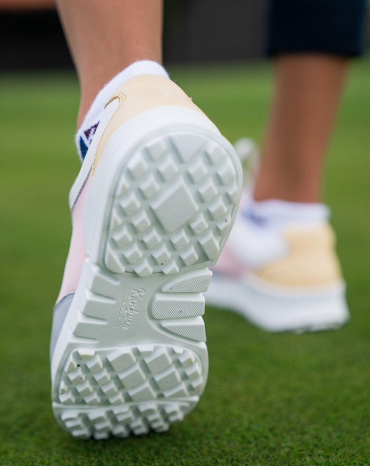 Master Lady 04 - Sapatos de golfe femininos rosa|branco|cinza|amarelo ML004 02