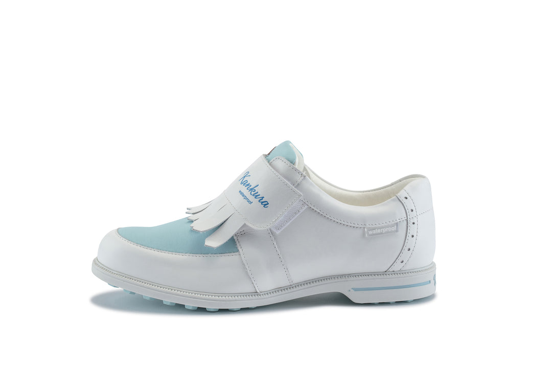 Damen Golf Sportschuhe Florida 03 Weiß/Blau | Bequeme Golfschuhe für Frauen