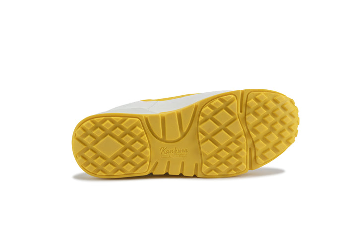 Sapatos Mulher Kankura Golf Master Lady 03 - Branco/Amarelo | Sapatos de Golfe
