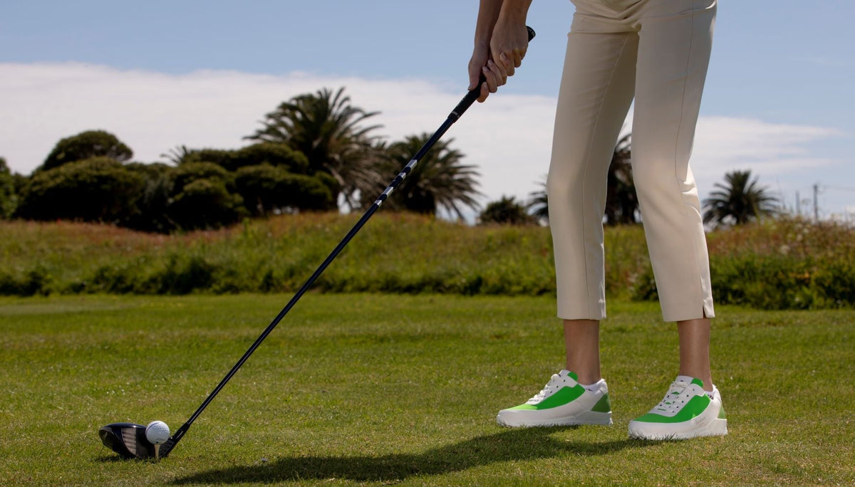 Damen-Golfschuhe — Master Lady 03, Weiß & Grün
