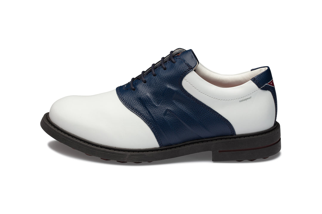 Sapatos Homem Kankura Golf Scottsdale 06 - Branco/Azul | Sapatos de Golfe