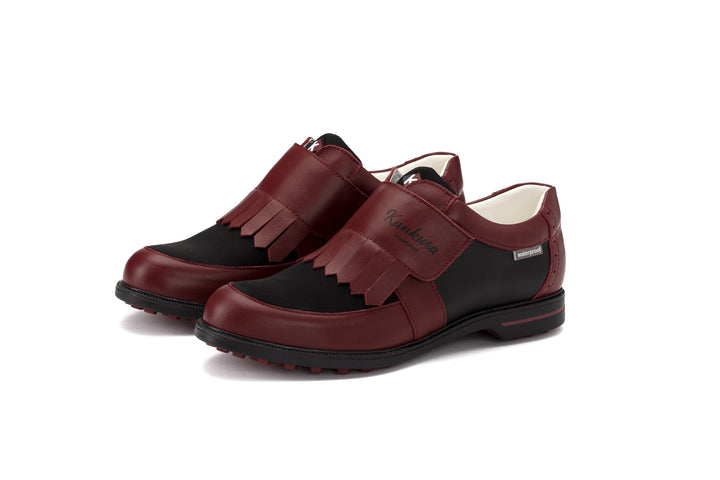 Florida 03 Vinho|Sapatos de golfe femininos pretos FL003 03