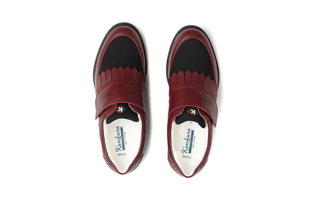 Florida 03 Vinho|Sapatos de golfe femininos pretos FL003 03