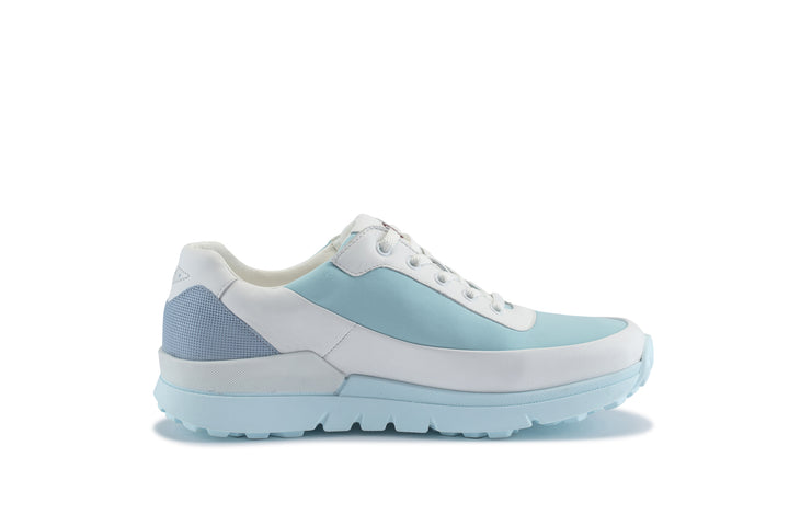 Master Lady 03 Branco|SkyBlue Sapatos de golfe femininos ML003 14