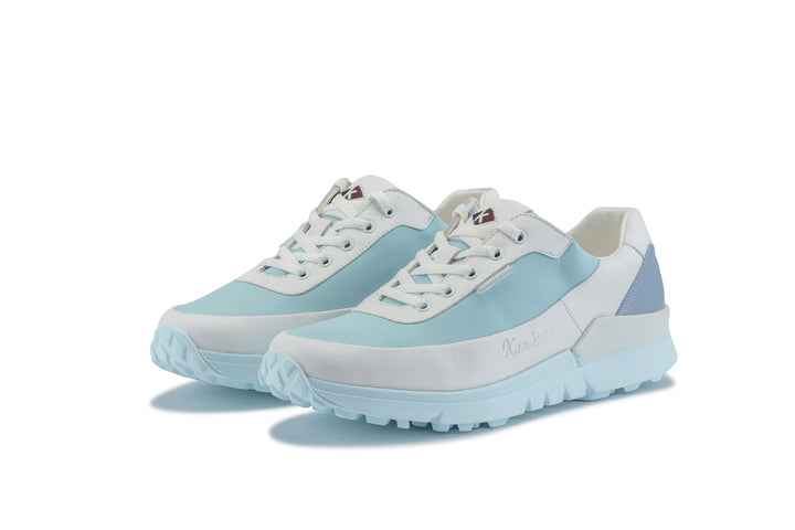 Master Lady 03 Branco|SkyBlue Sapatos de golfe femininos ML003 14