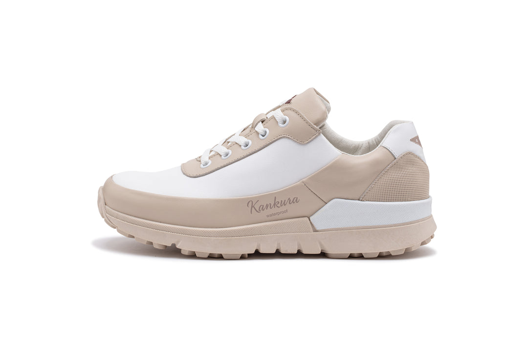 Damen Golf Sportschuhe Master Lady 03 Beige/Weiß | Bequeme Golfschuhe für Frauen