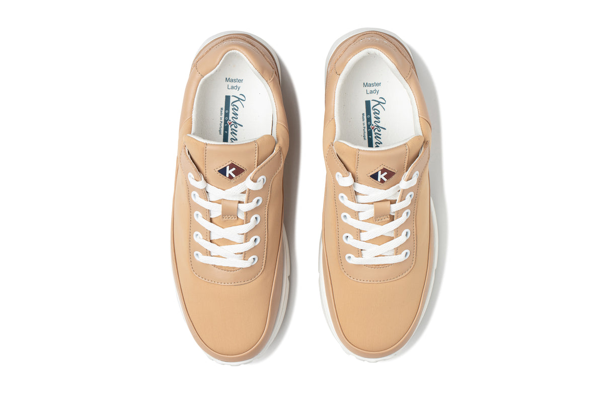 Damen Golf Sportschuhe Master Lady 03 Beige | Bequeme Golfschuhe für Frauen