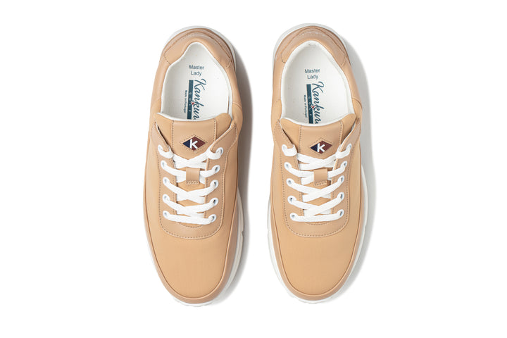 Damen Golf Sportschuhe Master Lady 03 Beige | Bequeme Golfschuhe für Frauen
