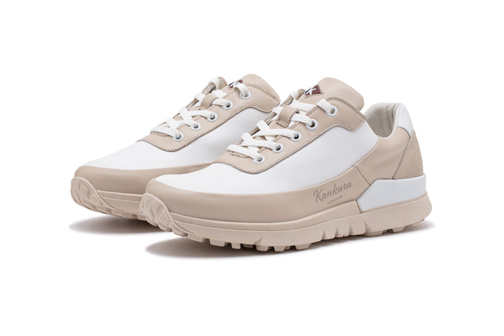 Damen Golf Sportschuhe Master Lady 03 Beige/Weiß | Bequeme Golfschuhe für Frauen
