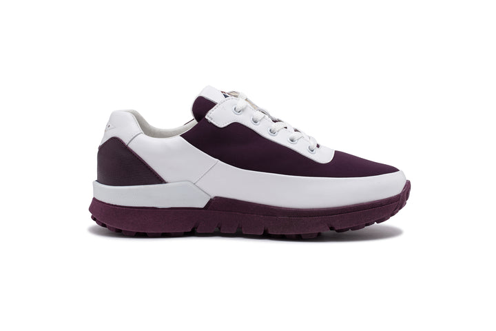 Damen Golf Sportschuhe Master Lady 03 Weiß/Lila | Bequeme Golfschuhe für Frauen