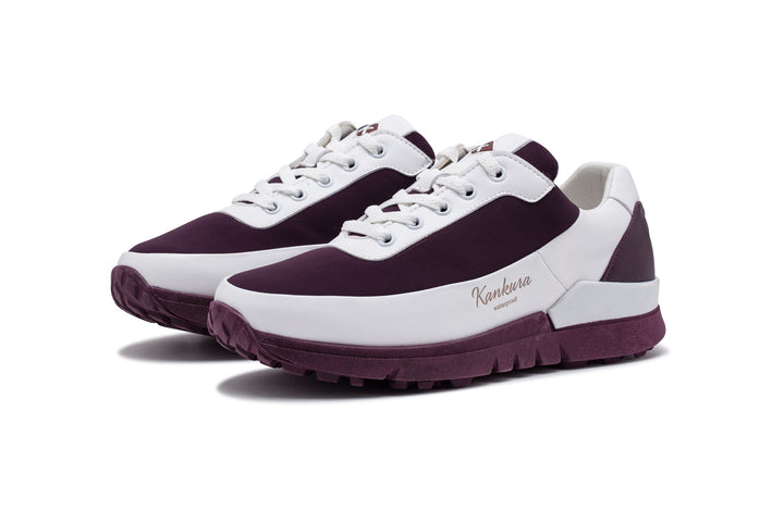 Damen Golf Sportschuhe Master Lady 03 Weiß/Lila | Bequeme Golfschuhe für Frauen