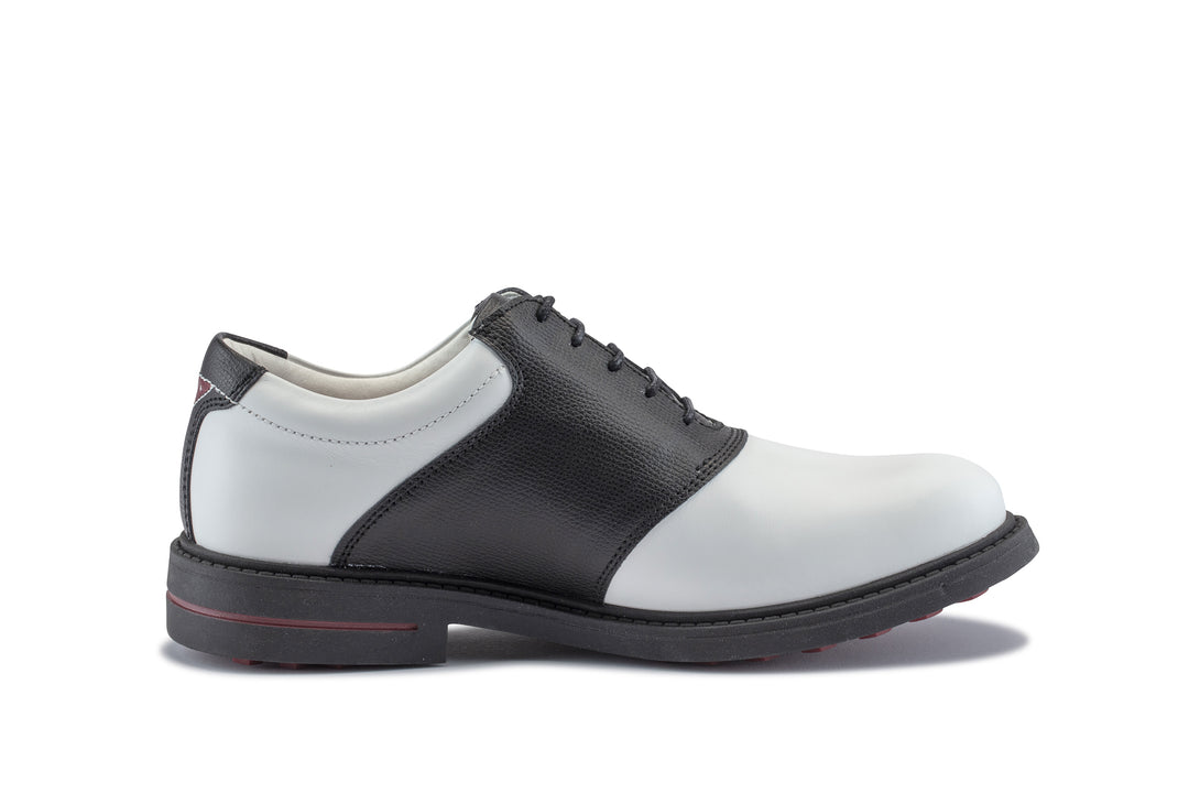 Herren Golf Sportschuhe Scottsdale 06 Weiß/Schwarz | Bequeme Golfschuhe für Männer