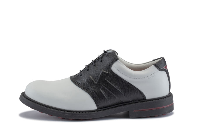 Herren Golf Sportschuhe Scottsdale 06 Weiß/Schwarz | Bequeme Golfschuhe für Männer