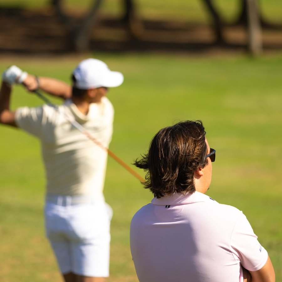 Arnau Sala wearing Kankura on the course