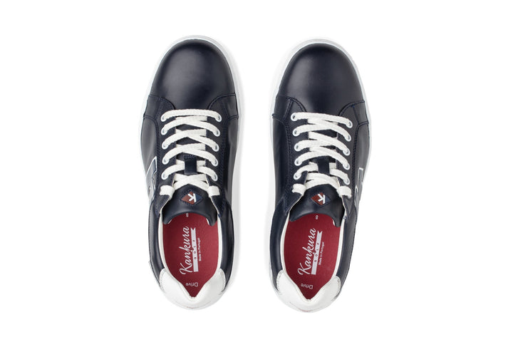 Kankura Golf Masculino Drive 02 - Marinho/Branco | Calçados esportivos de golfe