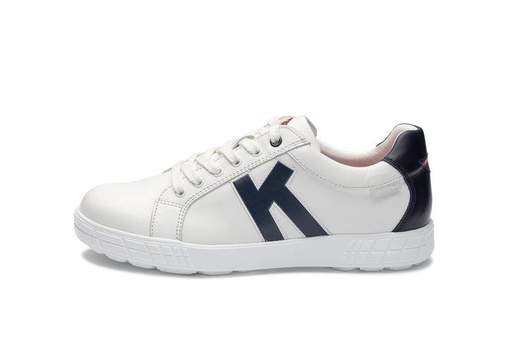 Kankura Golf Masculino Drive 02 - Branco/Marinha | Calçados esportivos de golfe