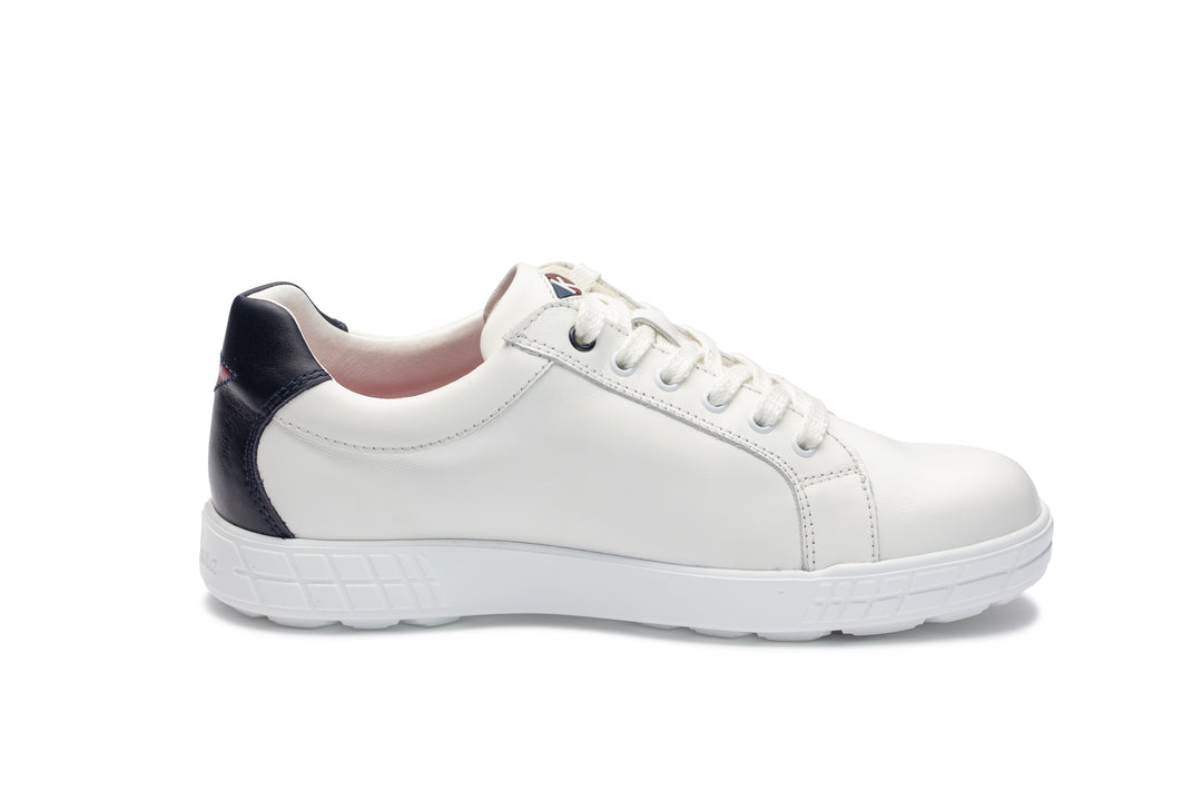 Kankura Golf Masculino Drive 02 - Branco/Marinha | Calçados esportivos de golfe