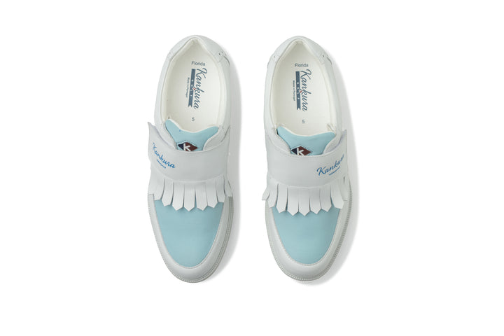 Kankura Golf Women's Florida 03 - White/Blue | Golf Sport Shoes