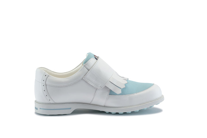 Kankura Golf Women's Florida 03 - White/Blue | Golf Sport Shoes