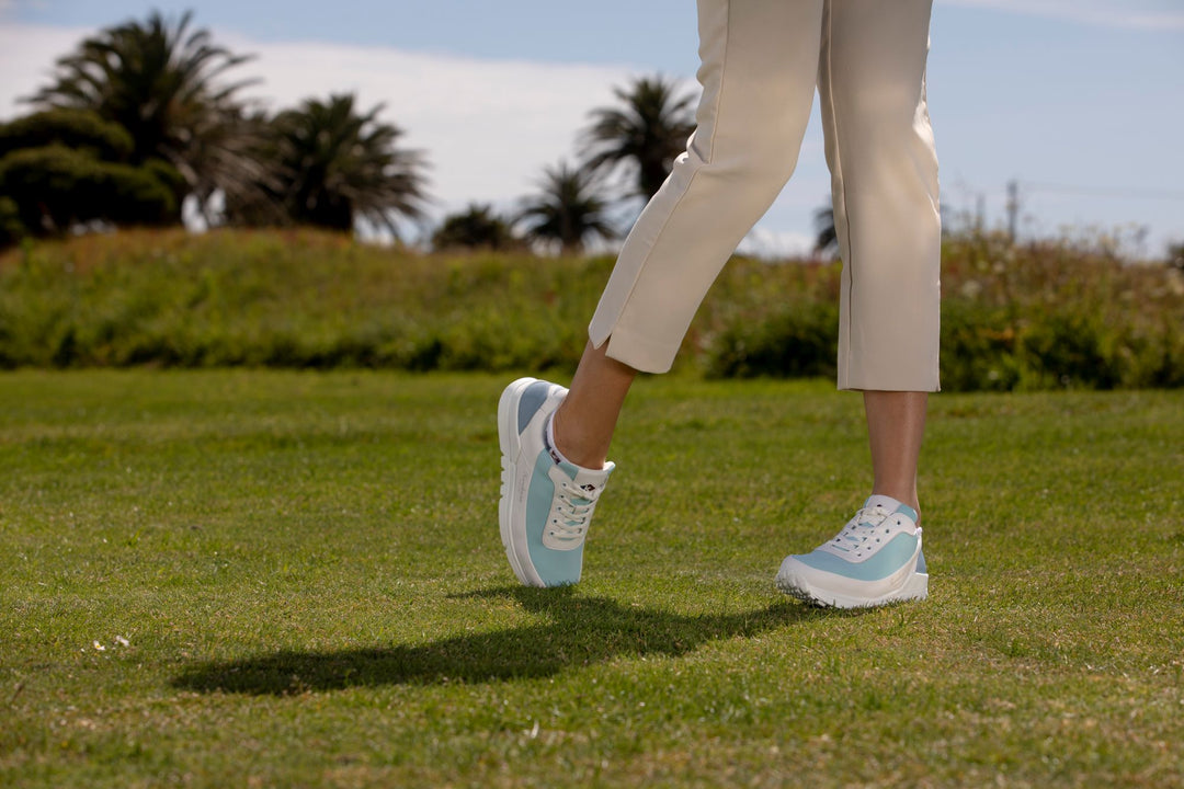 Master Lady 03 - White|Light Blue   Women's Golf Shoes ML003 25