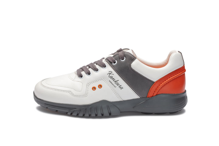 Kankura Golf Men's Challenge 01 - White/Grey | Golf Sport Shoes