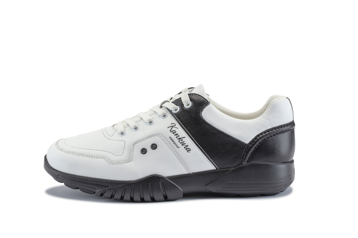 Kankura Golf Men's Challenge 01 - White/Black | Golf Sport Shoes