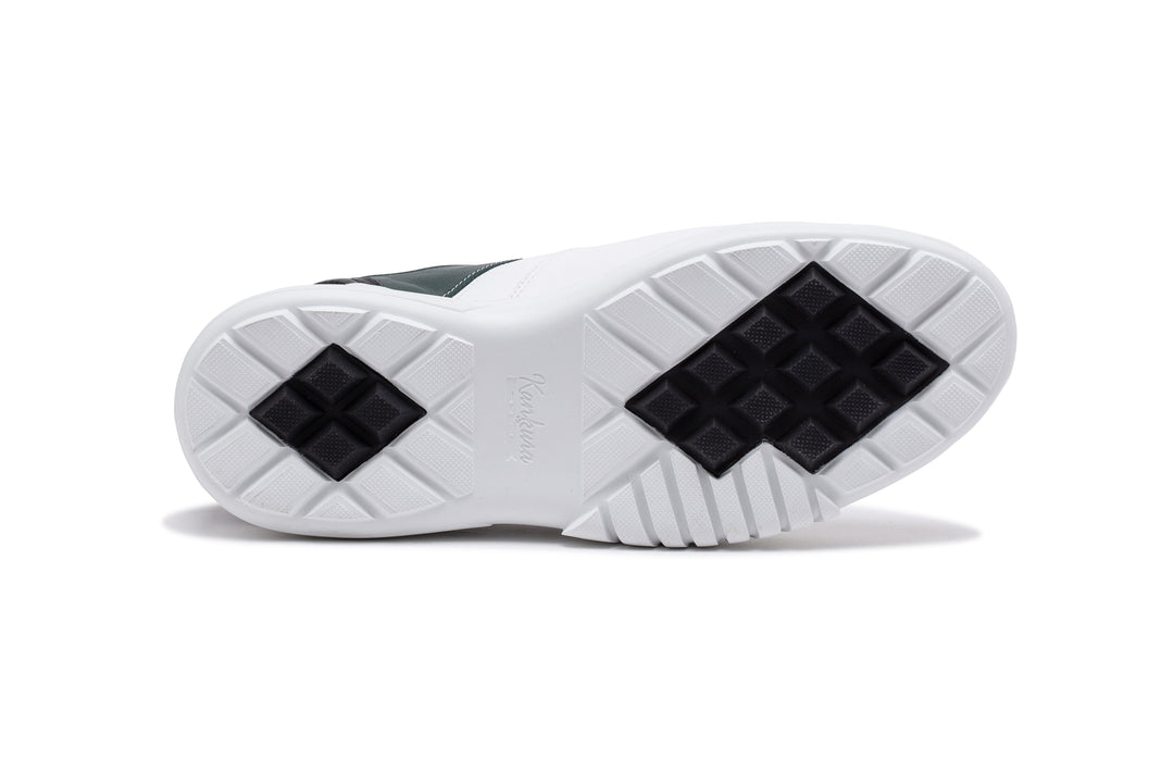 Kankura Golf Men's Challenge 01 - White/Green | Golf Sport Shoes