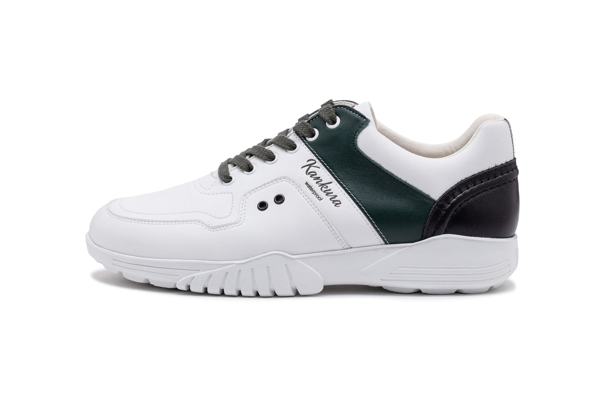 Herren Golf Sportschuhe Challenge 01 Weiß/Grün | Bequeme Golfschuhe für Männer
