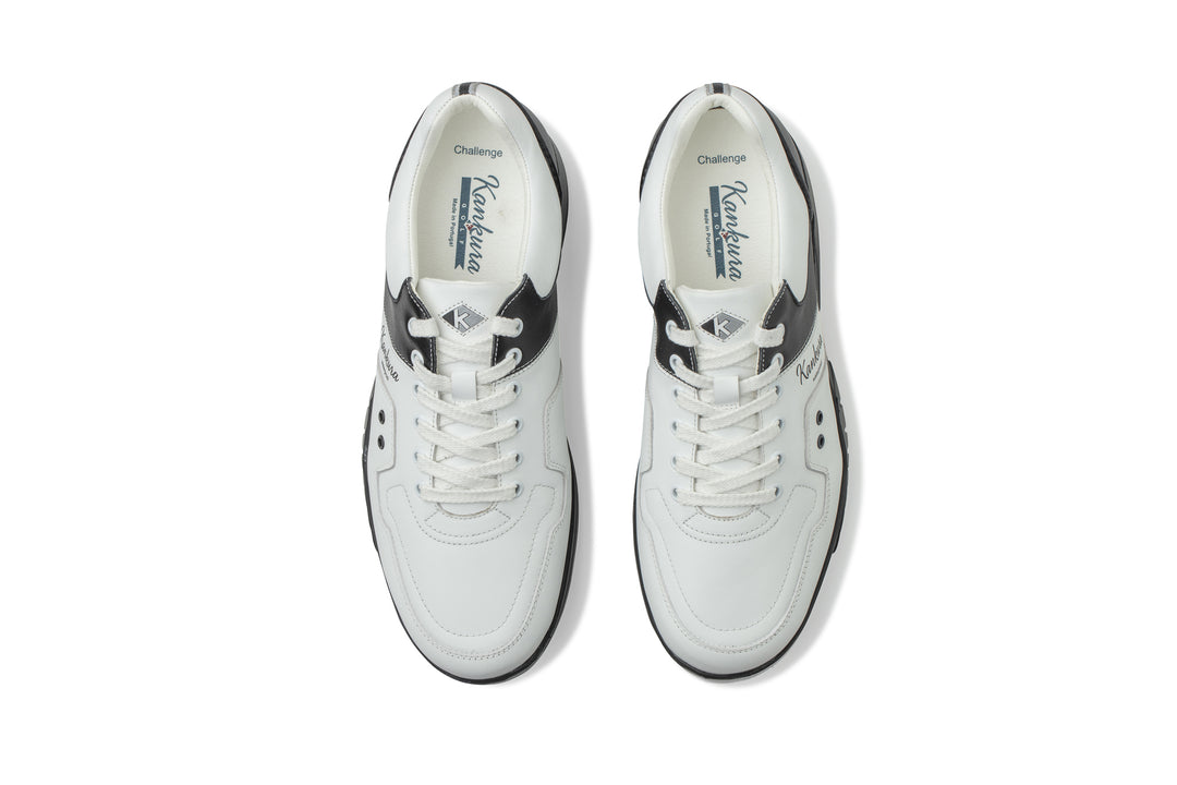 Kankura Golf Men's Challenge 01 - White/Black | Golf Sport Shoes