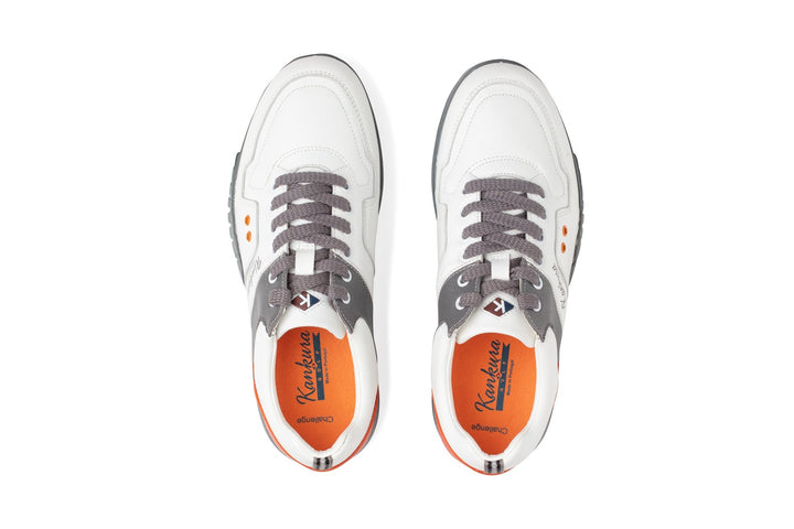 Kankura Golf Men's Challenge 01 - White/Grey | Golf Sport Shoes