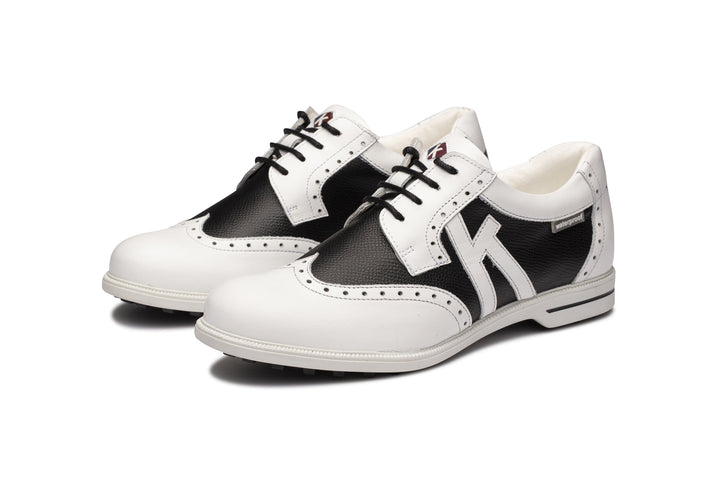 Kankura Golf Women's Florida 02 - White/Black | Golf Sport Shoes