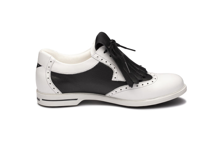Kankura Golf Women's Florida 02 - White/Black | Golf Sport Shoes