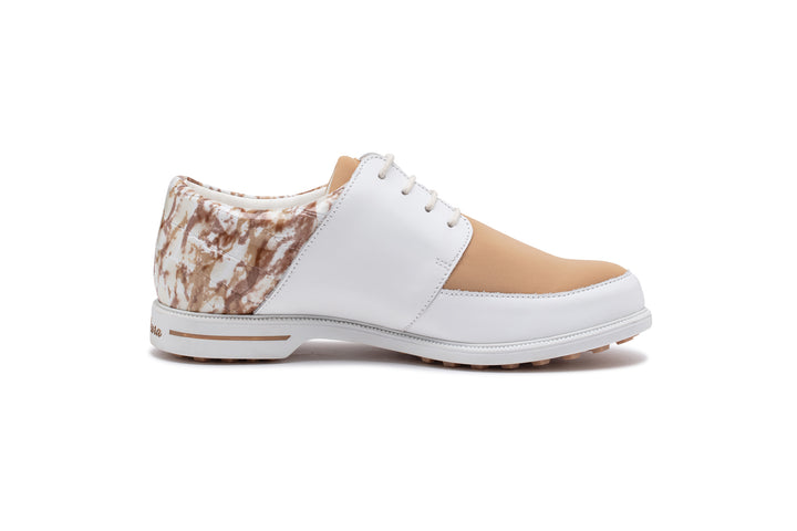 Kankura Golf Women's Florida 04 - White/Beige | Golf Sport Shoes