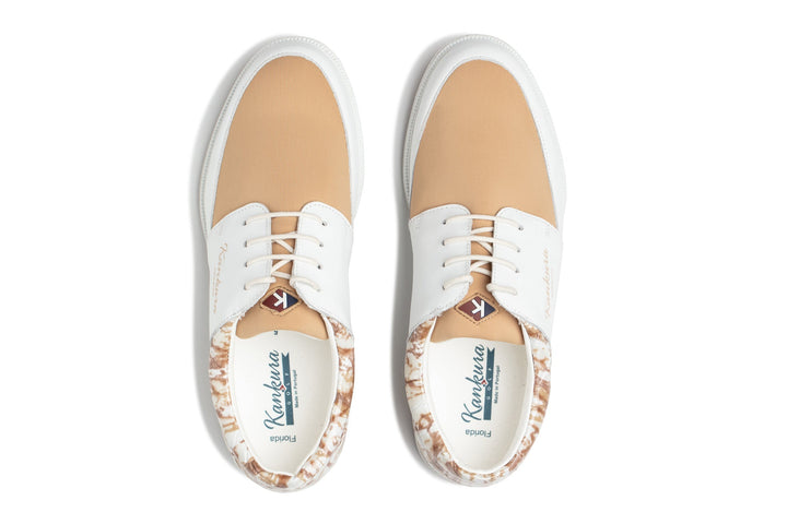 Kankura Golf Women's Florida 04 - White/Beige | Golf Sport Shoes