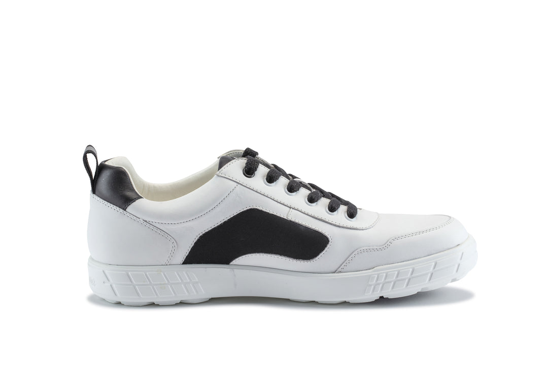 Sapatos Homem Kankura Golf Drive 06 - Branco/Preto | Sapatos de Golfe