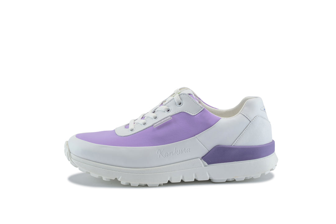Kankura Golf Women's Master Lady 03 - White/Purple | Golf Sport Shoes