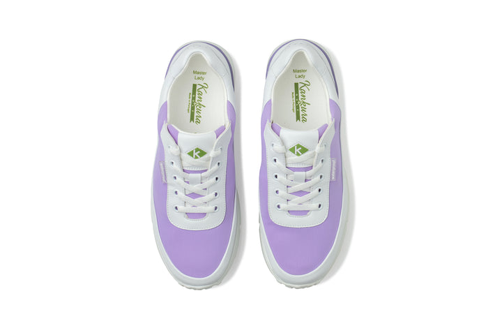 Kankura Golf Women's Master Lady 03 - White/Purple | Golf Sport Shoes