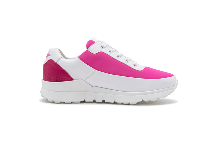 Kankura Golf Women's Master Lady 03 - White/Pink | Golf Sport Shoes